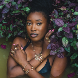 14K Yellow Gold Bamboo Bracelet.