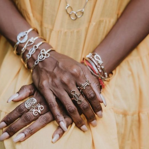 14K Yellow Gold Fan Coral Ring.