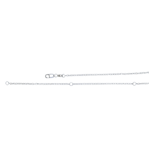 16"-18" Adjustable sterling silver chain 1.1mm