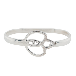 Sterling silver Lotus bracelet.