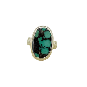 Persian Turquoise ring set in sterling silver.