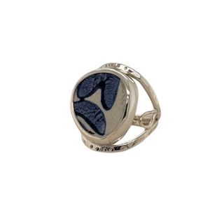 Sterling silver blue Chaney ring.
