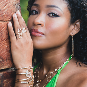 14K Yellow Gold Ring Umoja Ring.