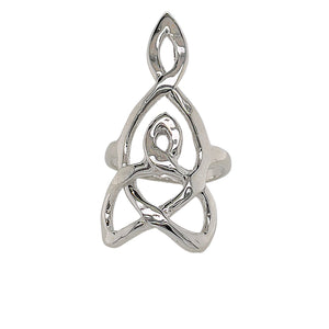 Sterling silver pamoja ring.