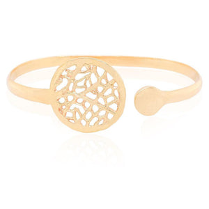14kt gold Fan Coral Bracelet