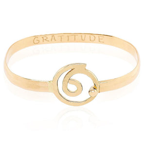 14kt gold Gratitude bracelet