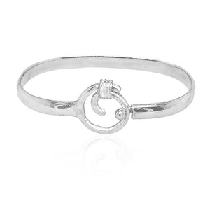 Sterling silver Karma bracelet