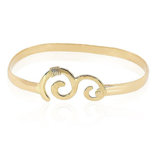 14kt gold Wave bracelet