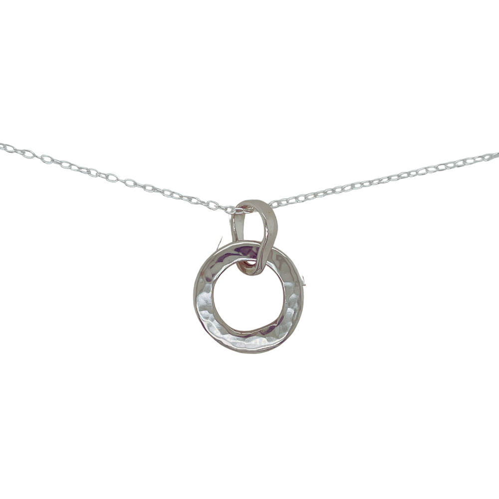 Circle of life online necklace sterling silver