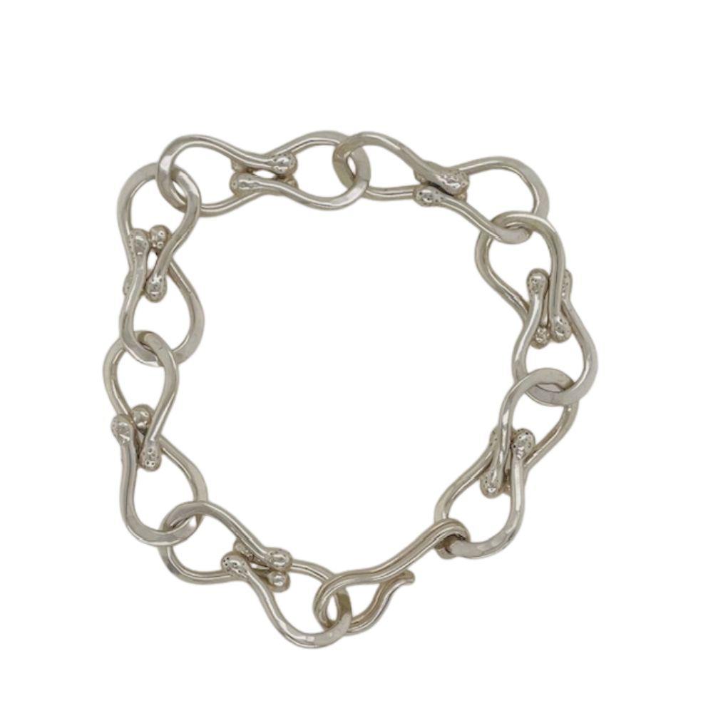 Sterling silver Amani Link Bracelet.
