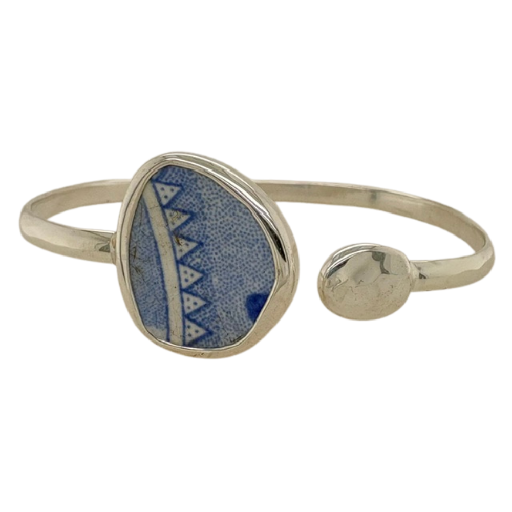 Sterling silver blue Chaney cuff