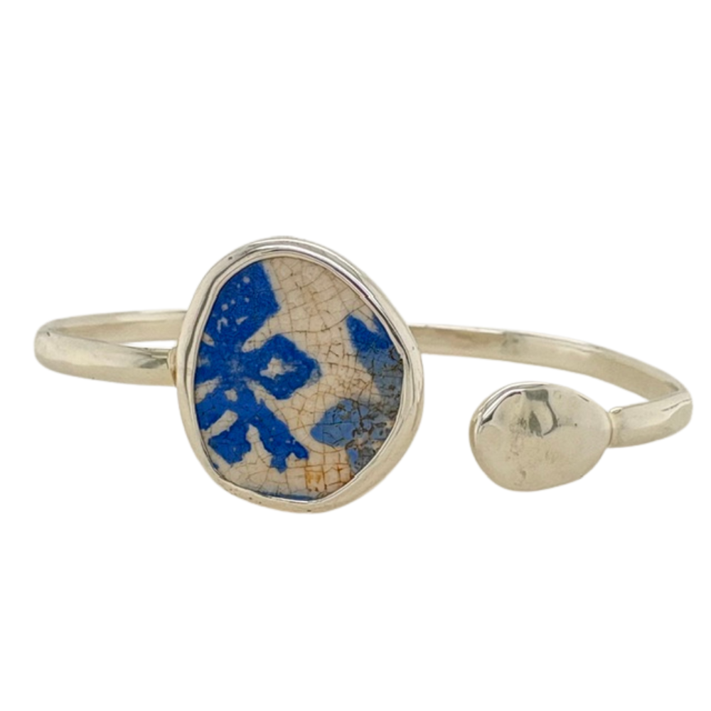 Sterling silver blue Chaney cuff