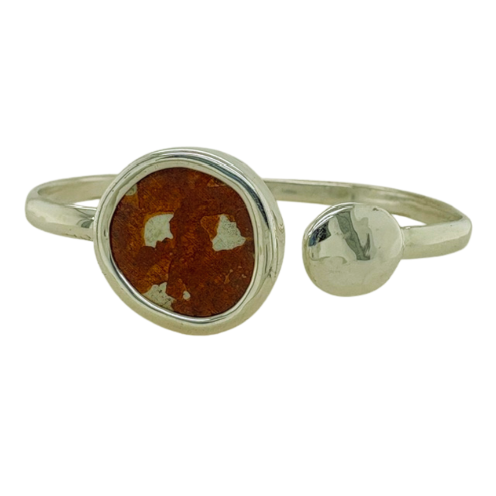 Sterling silver brown Chaney cuff