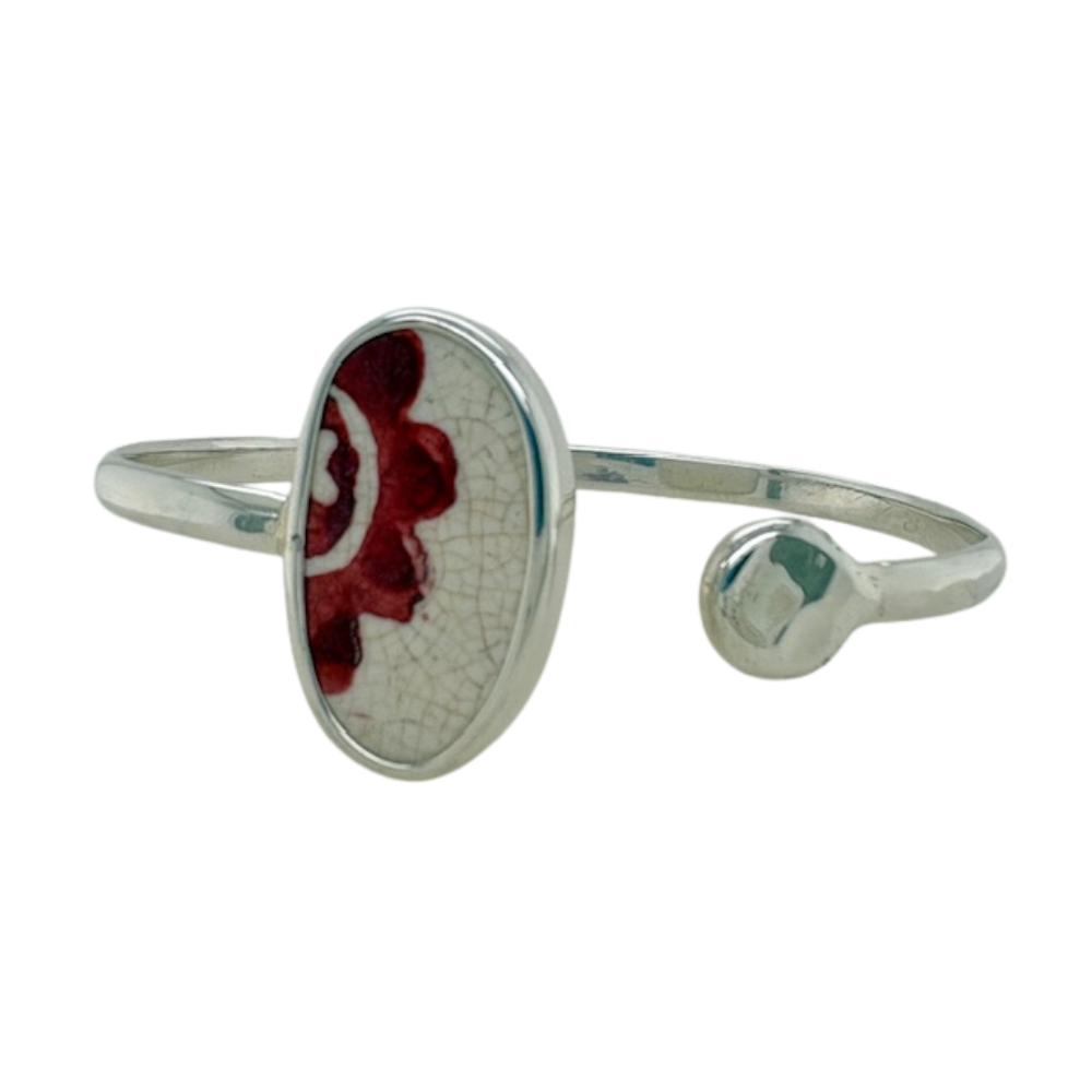 Sterling silver red Chaney bracelet