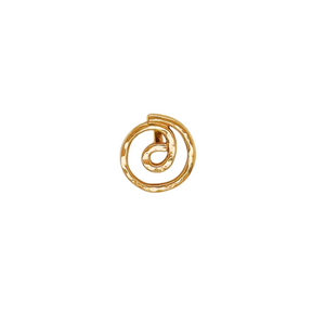 14k yellow gold gratitude pendant