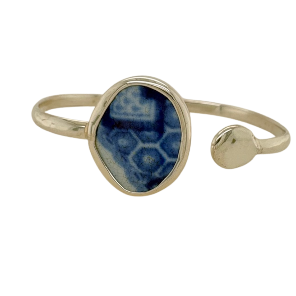 Sterling silver blue Chaney Cuff