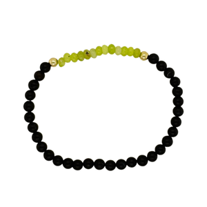 Jade & Matte Onyx Journey Bracelet