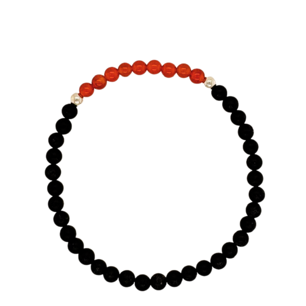 Carnelian & Onyx Journey Bracelet