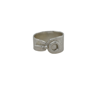 Sterling silver ring.