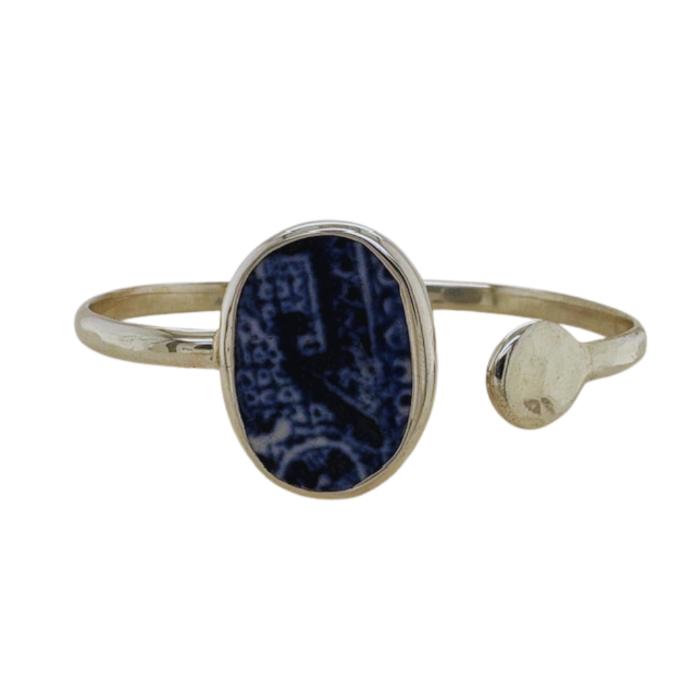 Sterling silver blue Chaney bracelet.