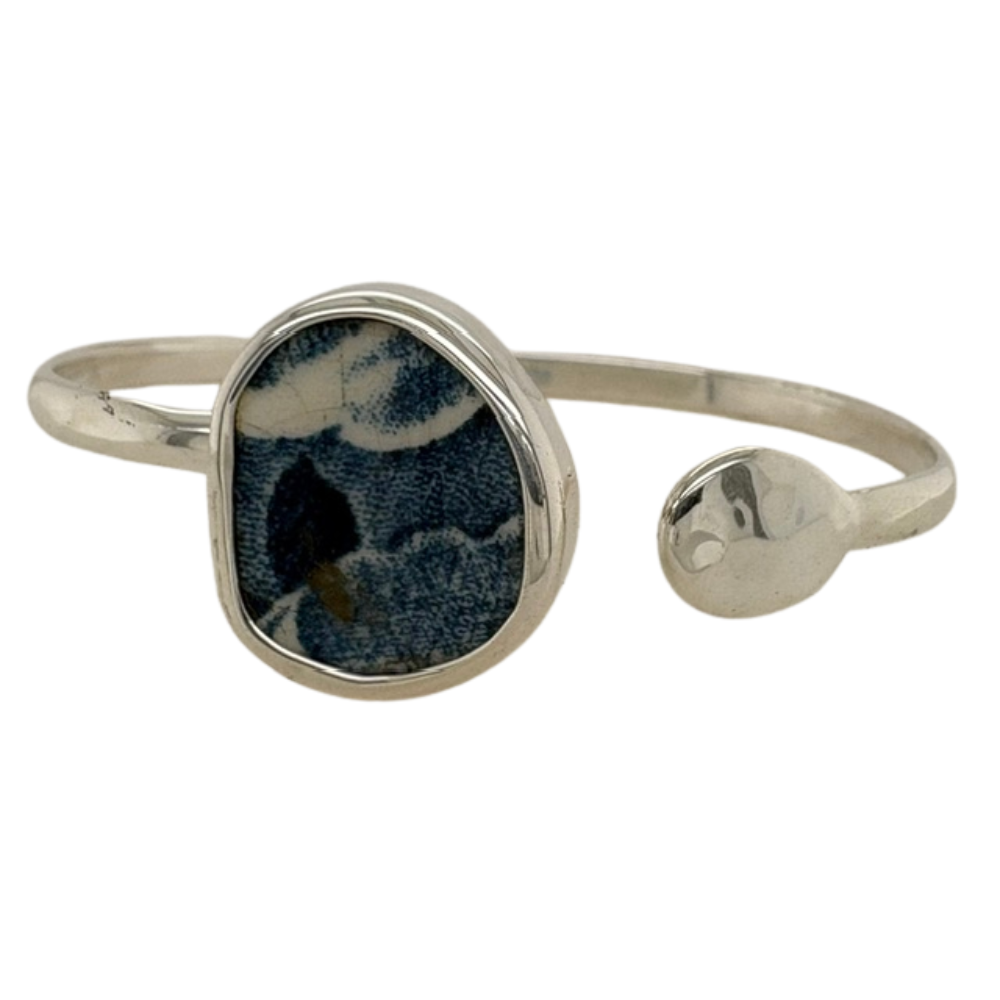 Sterling silver blue Chaney cuff