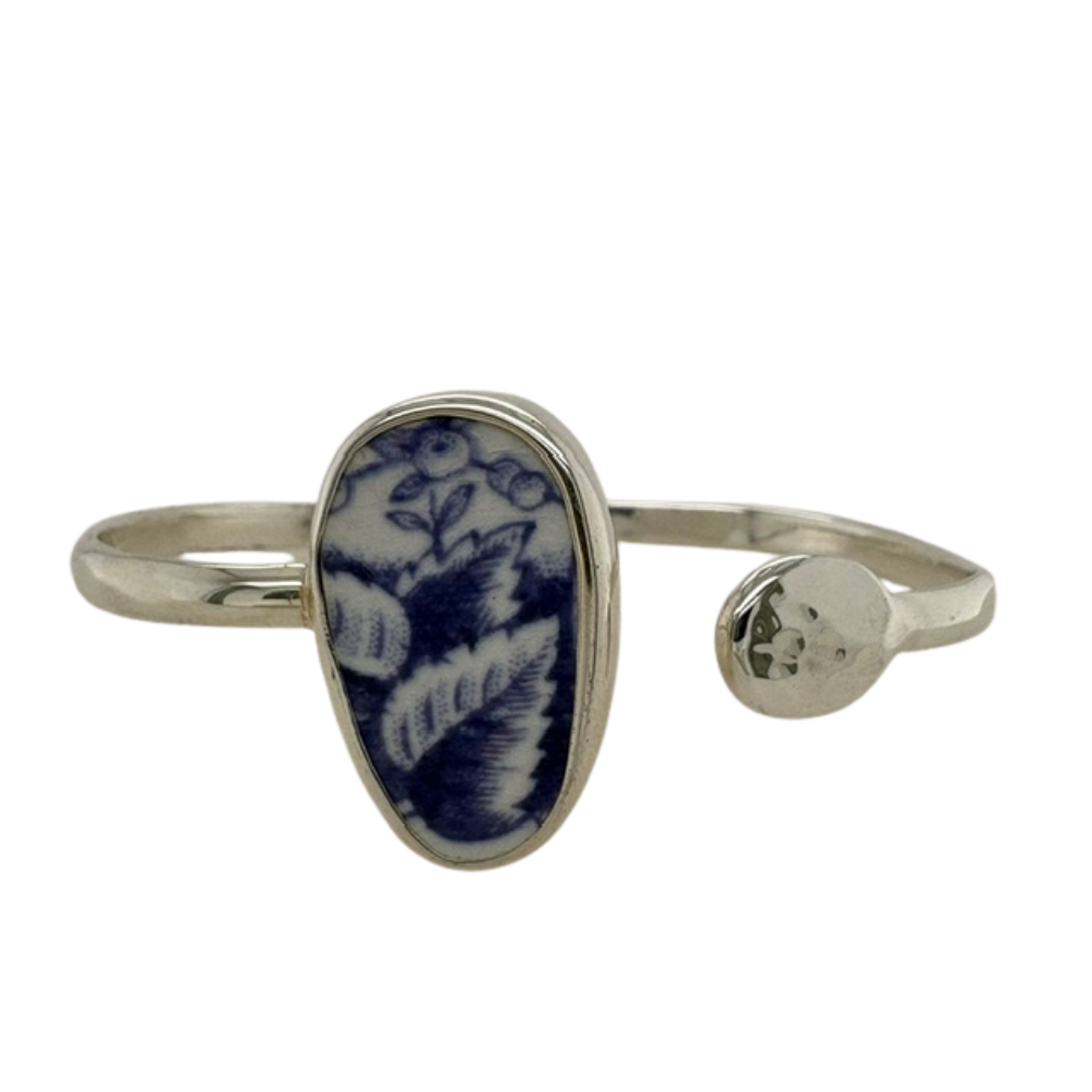 Sterling silver blue Chaney cuff