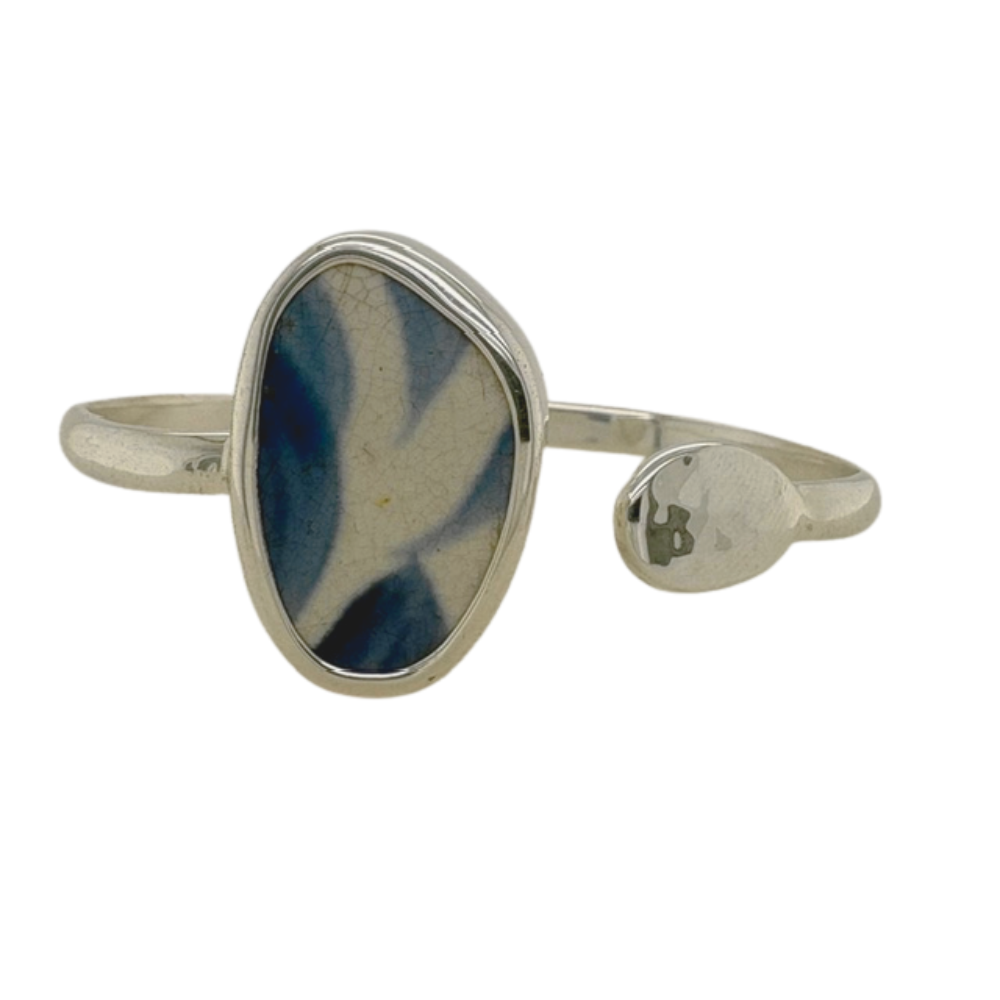 Sterling silver blue Chaney cuff