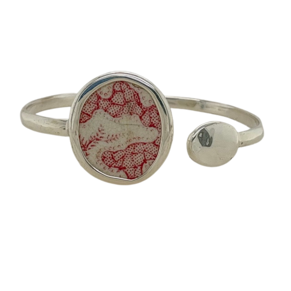 Sterling silver red Chaney bracelet