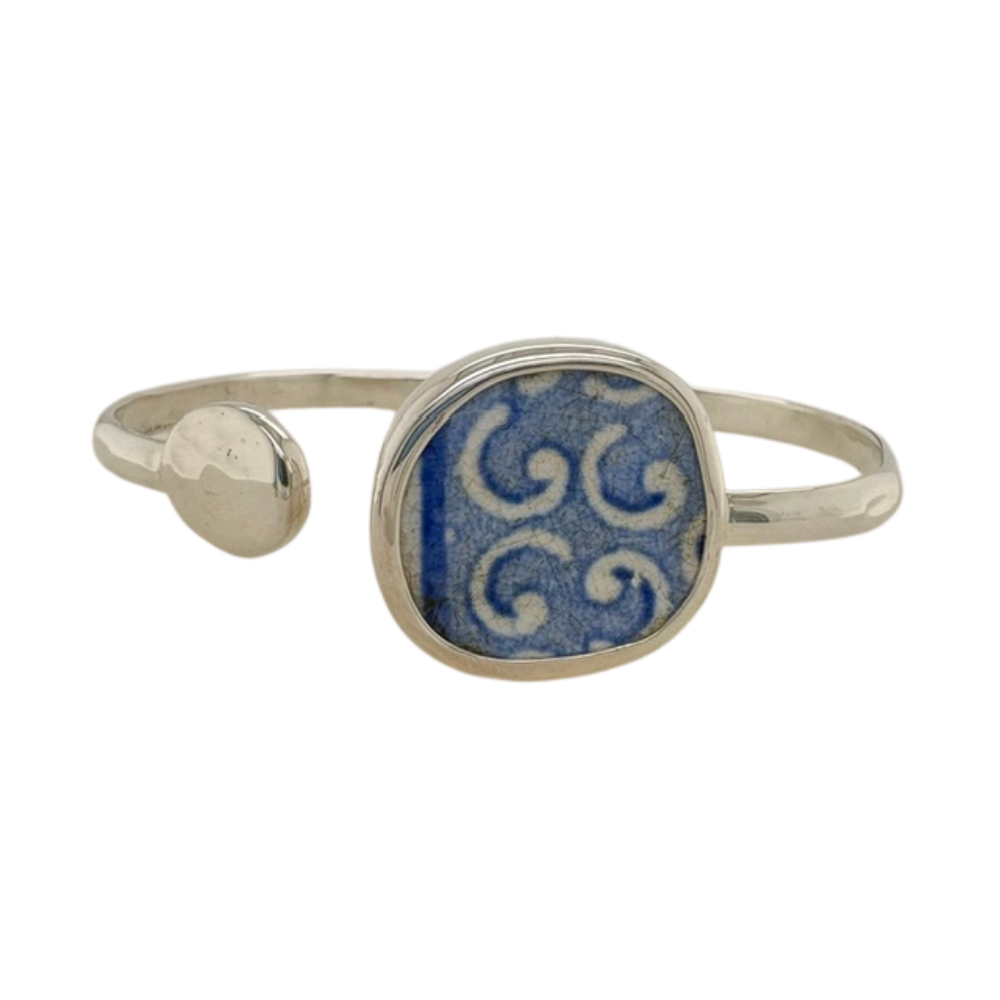 Silver blue Chaney Cuff