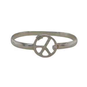 Sterling silver Peace bracelet