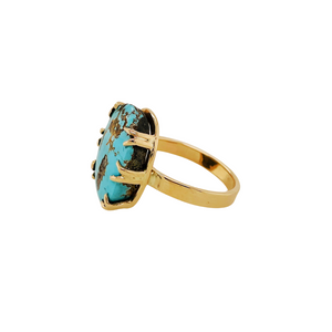 Slice of Life Turquoise Ring