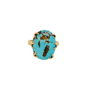 Slice of Life Turquoise Ring