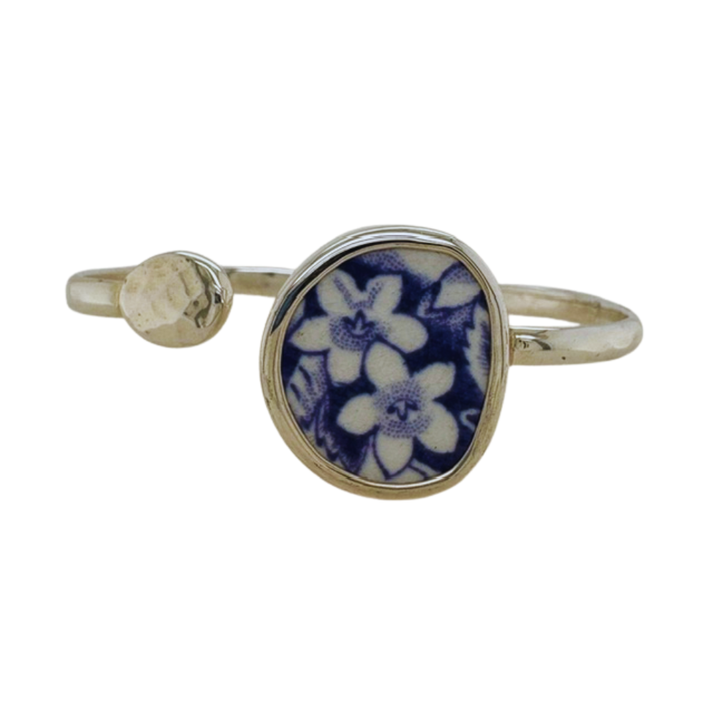 Sterling silver blue Chaney cuff