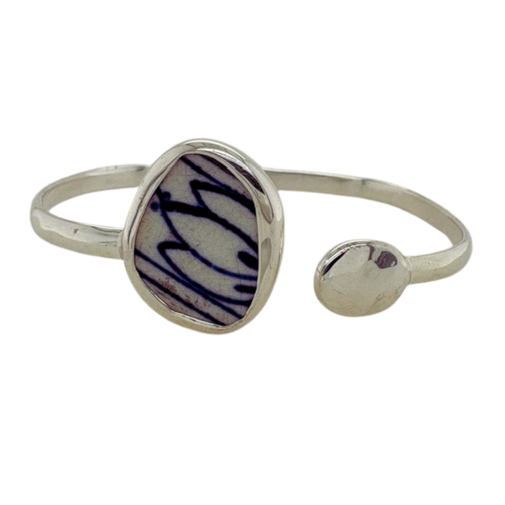 Sterling silver blue Chaney cuff