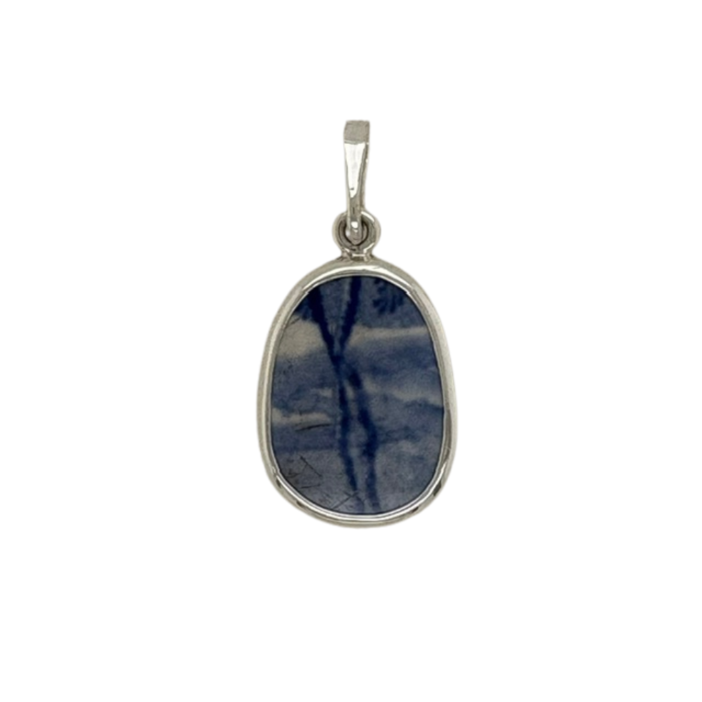 Sterling silver blue Chaney Pendant