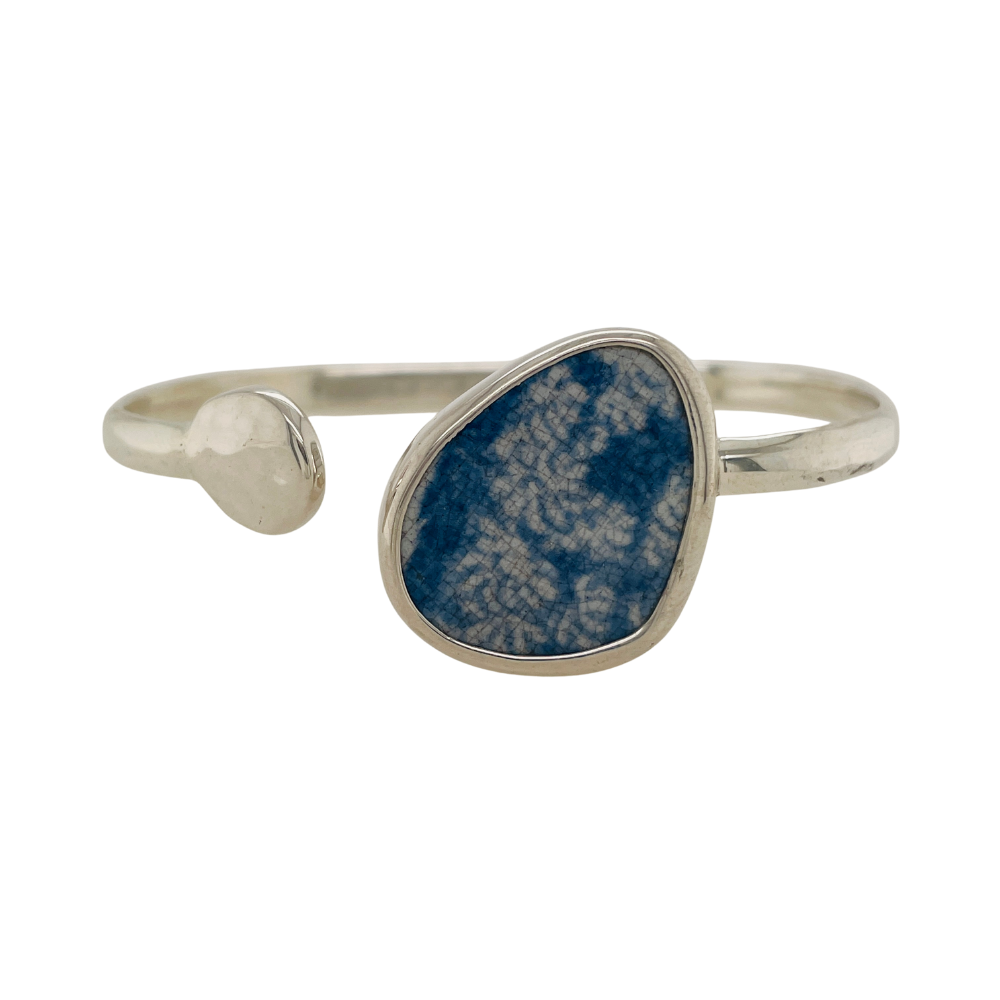Sterling silver blue Chaney cuff