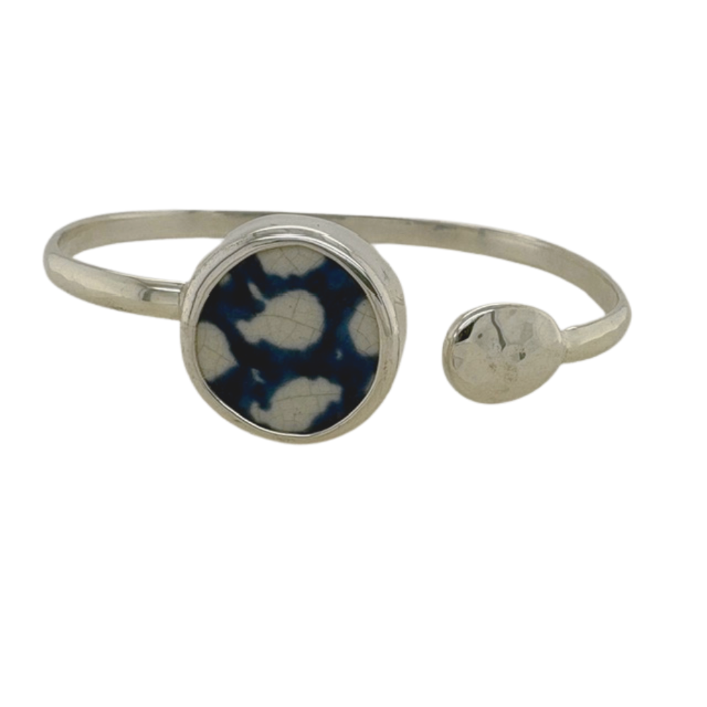 Sterling silver blue Chaney cuff