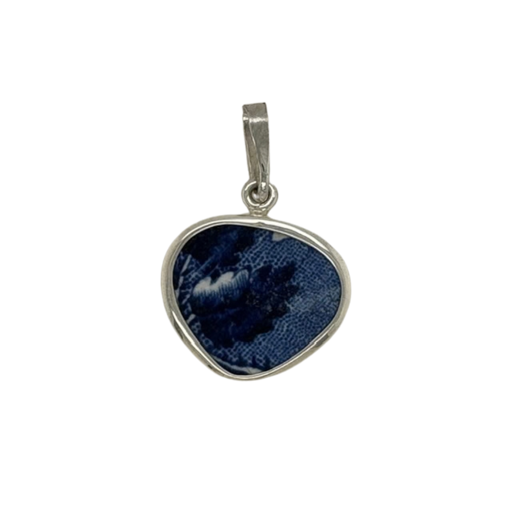 Sterling silver blue Chaney Pendant.