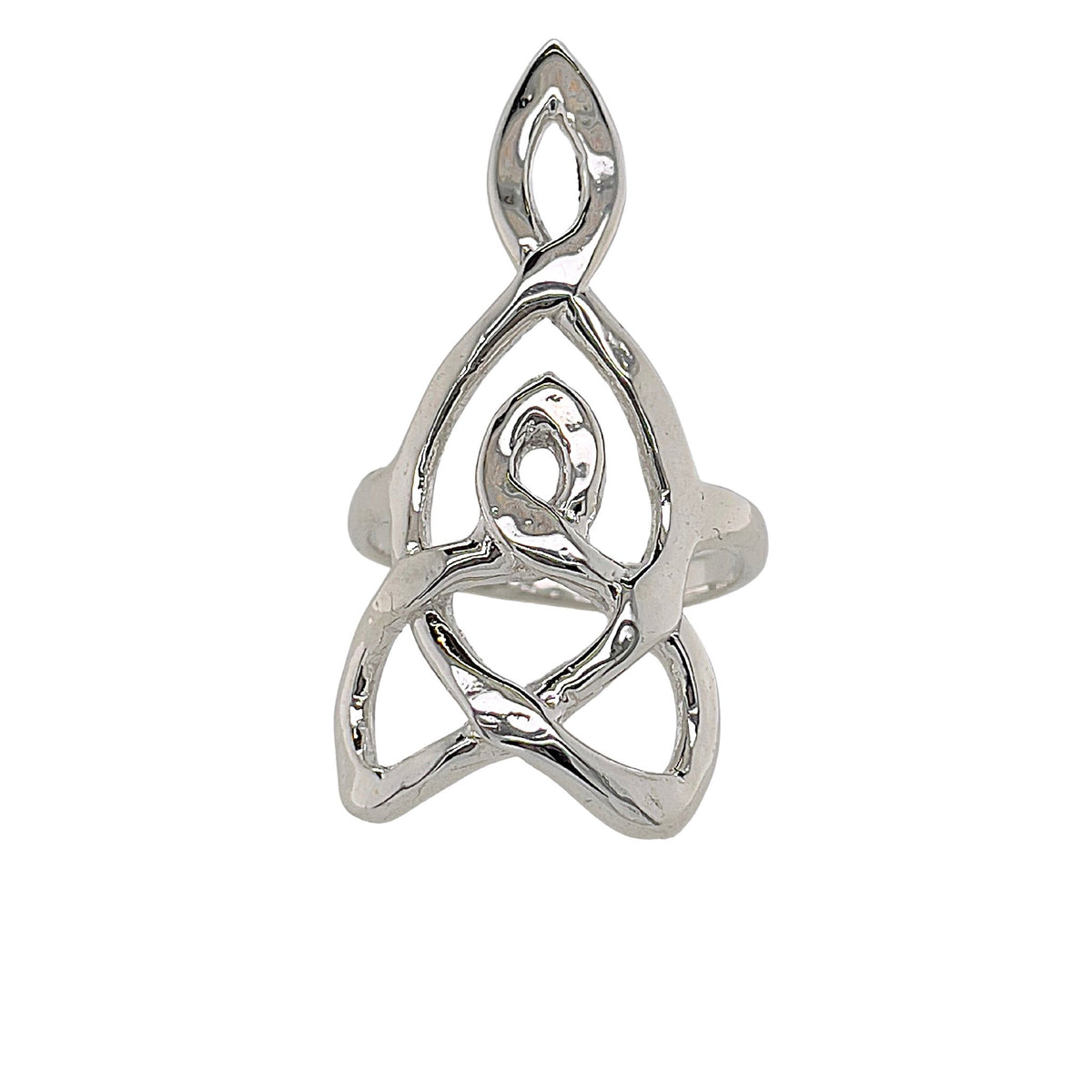 Sterling silver pamoja ring.