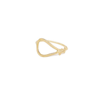 Infinity Knot Ring in 14k gold