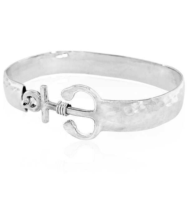 Anchor Bracelet — Sterling Silver & 14k Gold, Handmade St. Croix