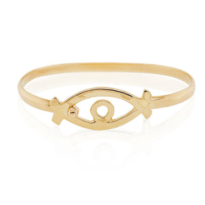 14kt gold Love Eye bracelet