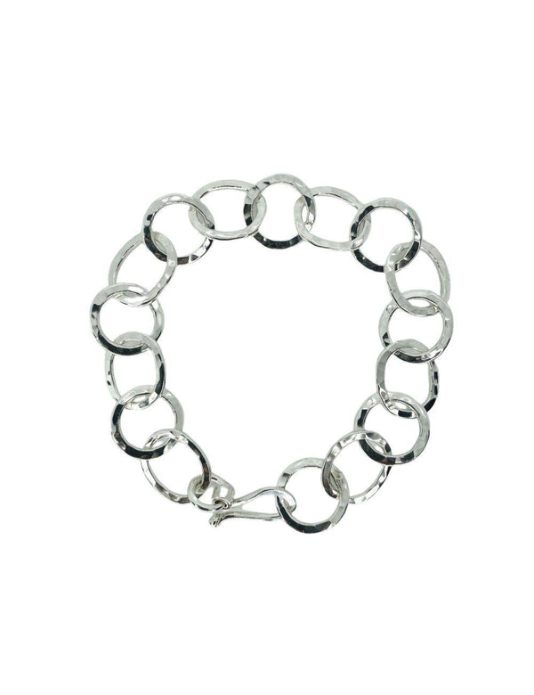 Bracelet with circle 2025 and line through it