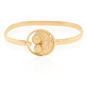 Gold Breadfruit bracelet