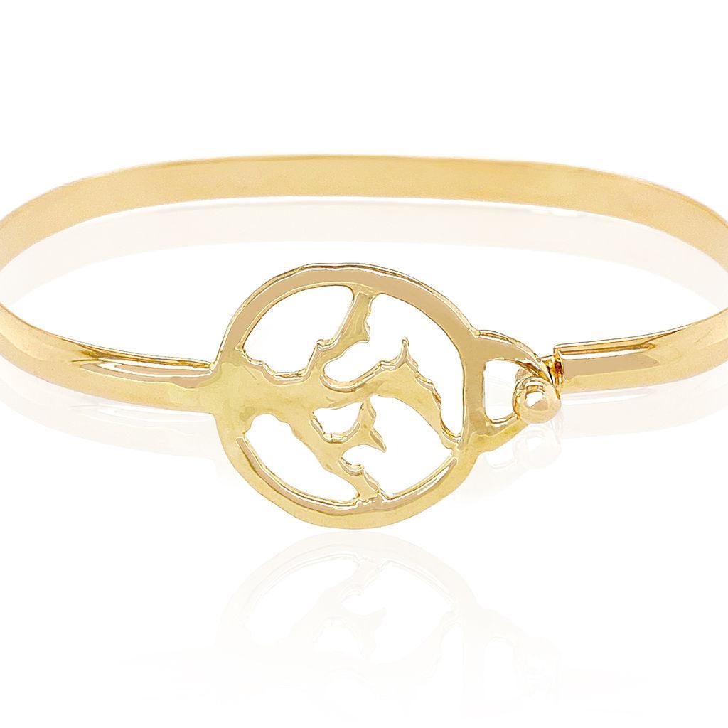 14kt gold Elkhorn bracelet