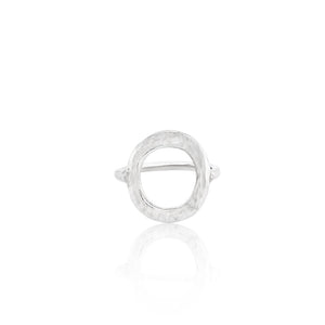 Circle of life ring in sterling silver