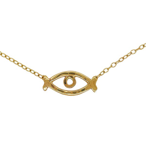 14K  Love Eye Necklace.