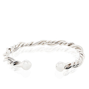 West Indian bangle in sterling silver